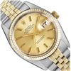 Image 1 : Rolex Mens Two Tone 36MM Champagne Index Datejust With Rolex Box