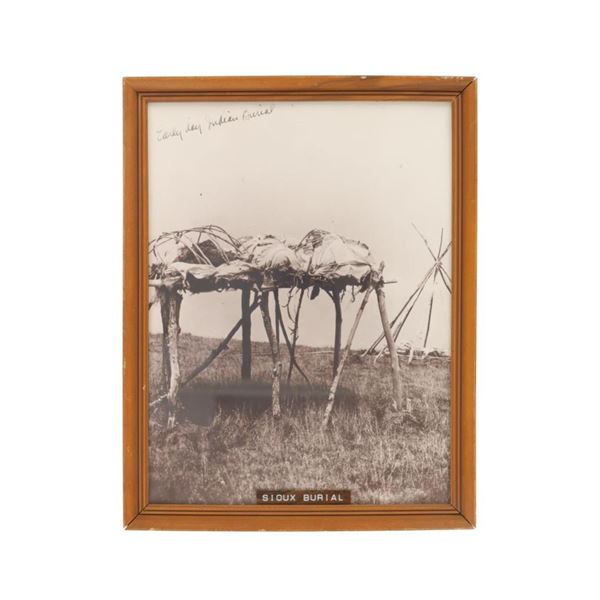D.F. Barry (1854-1934) Sioux Burial Photograph