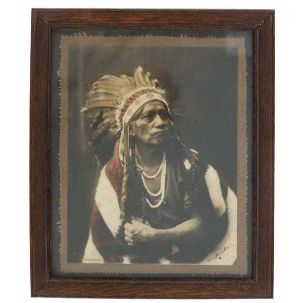 C. 1900 Charles Carpenter Portrait of Chief Photo