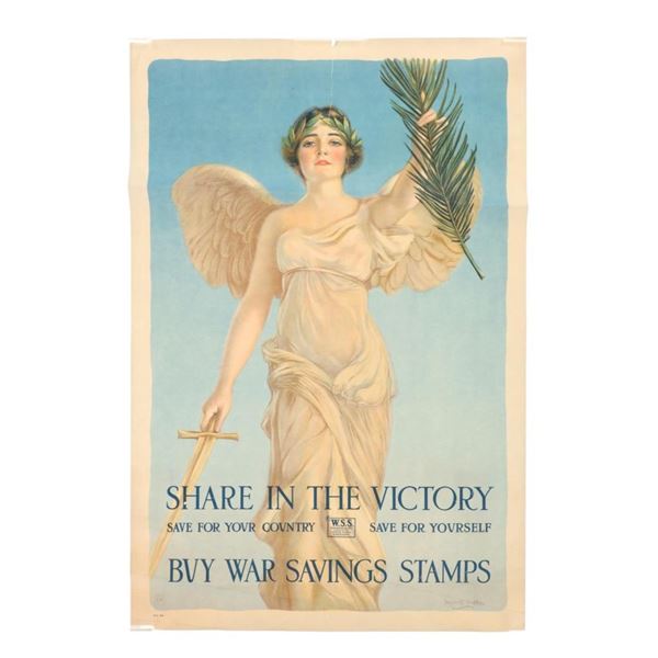 "Share in the Victory Buy War Savings Stamps" 1918