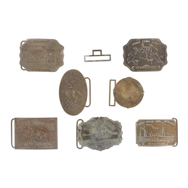 Tiffany & Co. Wells Fargo Western Brass Buckles