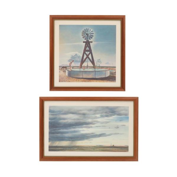 Peter Hurd (1904-1984) Farm Lithograph Collection