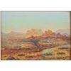 Image 2 : Gros Ventre White Crow Desert Landscape Painting
