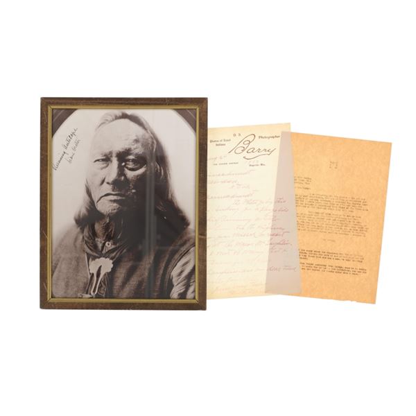 David F. Barry (1854-1934) Running Antelope Photo