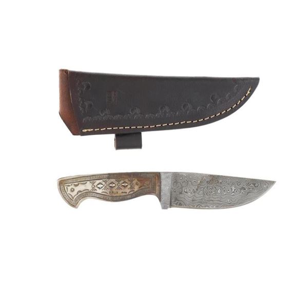 Navajo R. Begay Jr. Turquoise Silver M.T.K. Knife