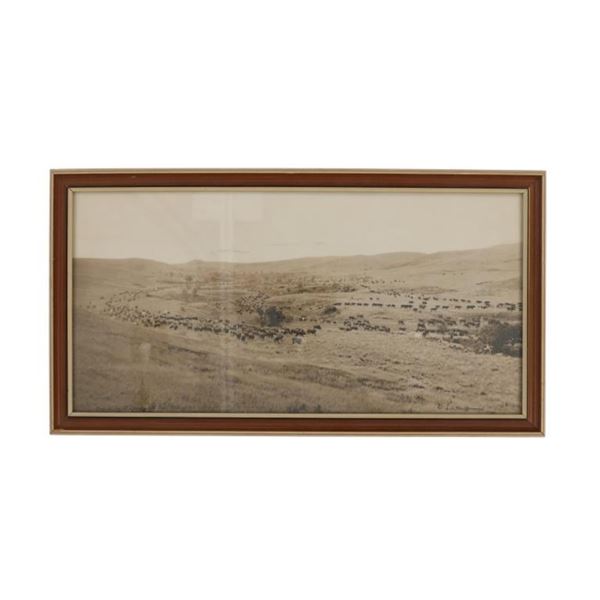 L.A Huffman Collotype "Rangers in Roundup"