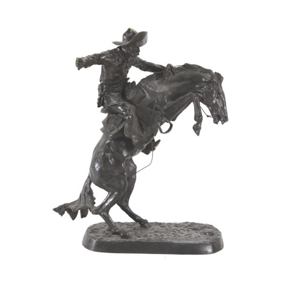 Frederic Remington 1861-1909 Bronco Buster Bronze