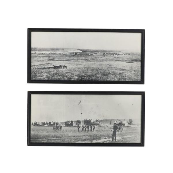 "Parade Grounds at Fort Lincoln" Silver Gelatin's