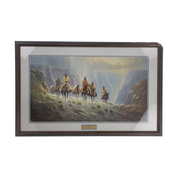 G. Harvey, "Men of the American West" Lithograph