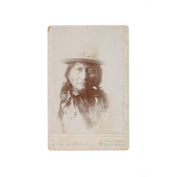 Sitting Bull Photograph Cabinet Card 1880-1892