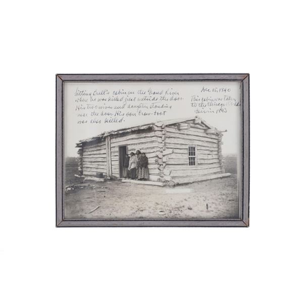 D.F. Barry Photograph "Sitting Bull's Cabin" 1890