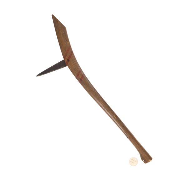 19th C. Sioux Gunstock War Club ex-C.M. Russell