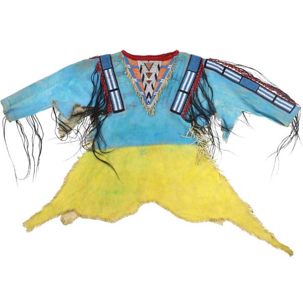 Cheyenne Beaded & Painted War Shirt