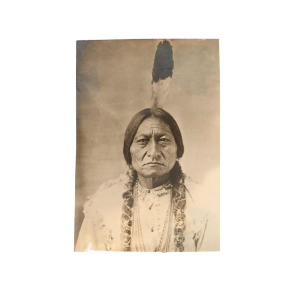 Rare D. F. Barry Sitting Bull Photograph, 1885
