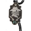 Image 3 : Navajo Sterling Silver Paiute Turquoise Bolo Tie