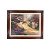 Image 1 : Hand-Embellished Lithograph T. Kinkade Late 20th C