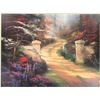 Image 2 : Hand-Embellished Lithograph T. Kinkade Late 20th C