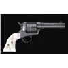 Image 1 : Engraved Colt Single Action Army .41 Cal Revolver w/ Factory Pearl Bull Head Grips