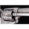 Image 8 : Engraved Colt Single Action Army .41 Cal Revolver w/ Factory Pearl Bull Head Grips