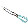 Image 2 : Navajo T & R Singer 3-Strand Multistone Necklace