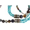 Image 4 : Navajo T & R Singer 3-Strand Multistone Necklace