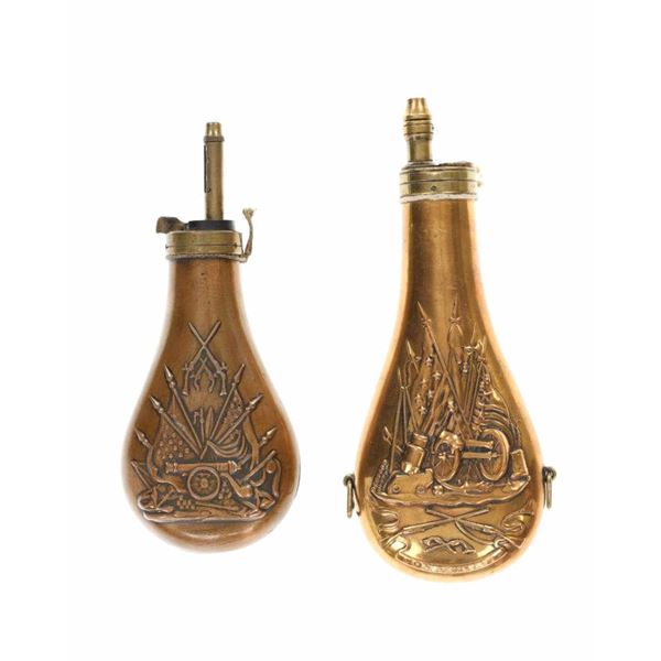 Colt Brass Powder Flasks, 19th and 20th Century