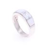 Image 7 : Navajo A. Tom Silver White Buffalo Turquoise Ring