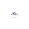 Image 1 : 0.88ct Montana Yogo Sapphire Diamond 14k Gold Ring