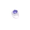 Image 1 : 8.74ct GIA Tanzanite VS2 Diamond & Platinum Ring