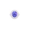Image 2 : 8.74ct GIA Tanzanite VS2 Diamond & Platinum Ring