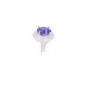 Image 3 : 8.74ct GIA Tanzanite VS2 Diamond & Platinum Ring