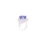 Image 7 : 8.74ct GIA Tanzanite VS2 Diamond & Platinum Ring