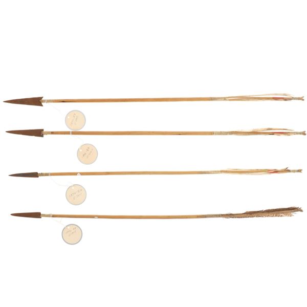 Ca. 1890- Sioux Metal Tip Arrows ex-C.M. Russell