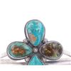 Image 5 : Navajo Platero Sterling Silver Turquoise Bracelet