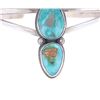 Image 6 : Navajo Platero Sterling Silver Turquoise Bracelet