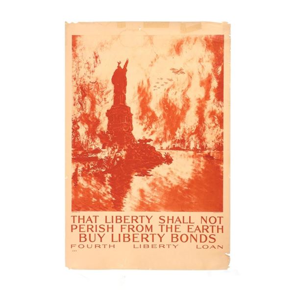 Original WWI Victory Liberty Loan War Bond Poster