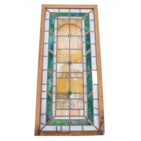 Ca 19th C. Montana Stained Glass Church Window