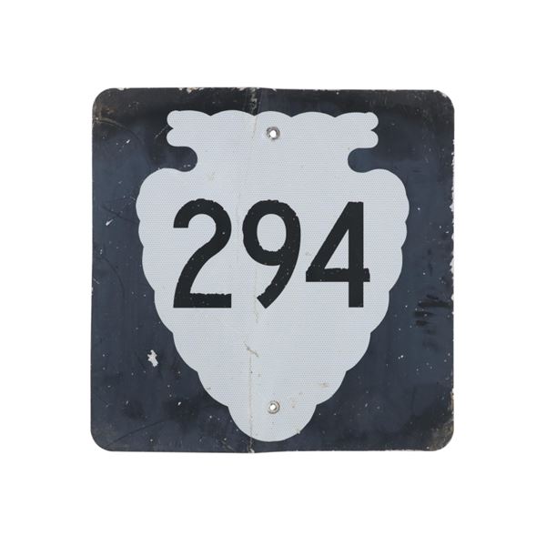 Montana Secondary State Route Arrowhead Road Sign