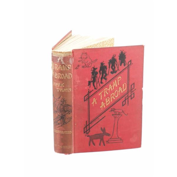 1887 "A Tramp Abroad", Mark Twain (Samuel Clemens)