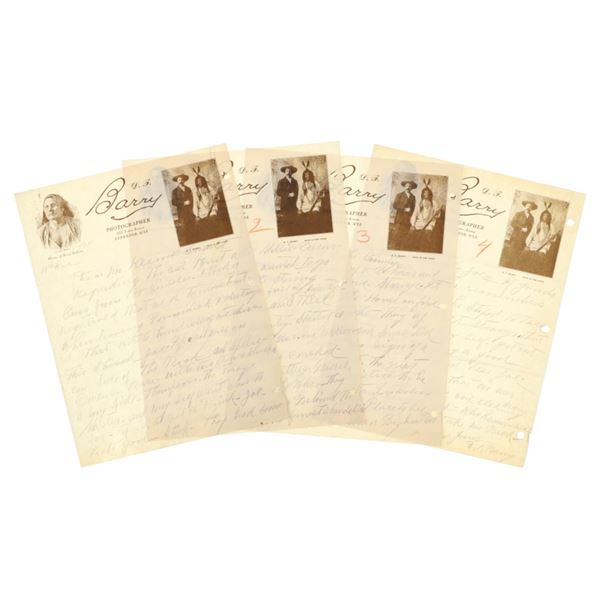 D.F Barry (1854-1934) Bar Fight ALS-Kleinschmidt