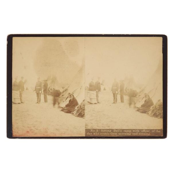 Ca. 1880's Sitting Bull's Camp No. 3 - W. R. Cross