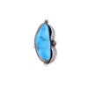 Image 2 : Navajo Sterling Silver Morenci Turquoise Ring