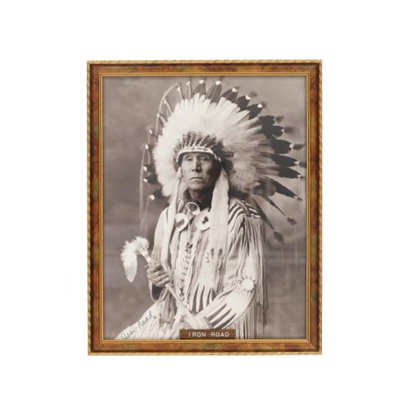 Rolland Lutz Photo Sioux Chief Iron Road 1920-1930