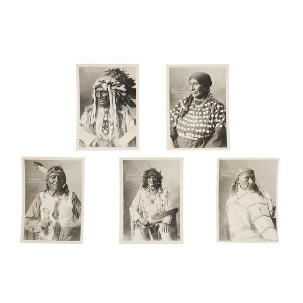 Ca. 1920's A.B. Welch B.L. Brigham Sioux Photos