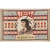 Image 2 : Hiawatha Indian Tobacco Felt Framed c. 1900