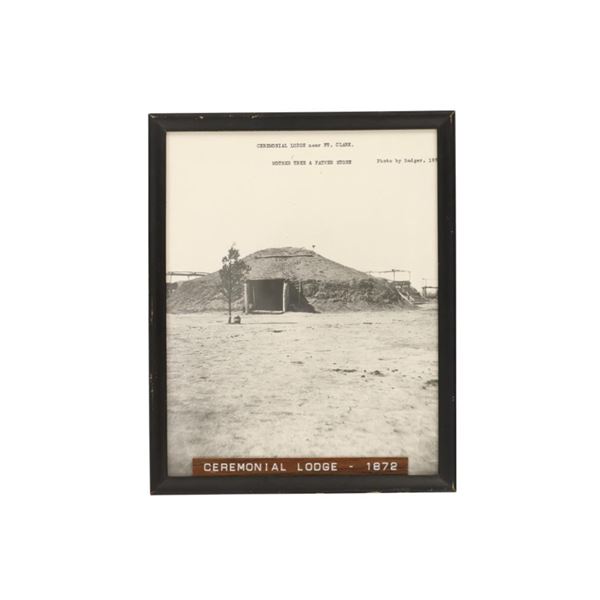 "Arikara Medicine Lodge",  A. B. Welch Collection