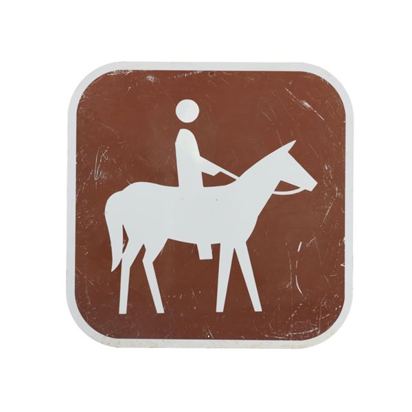 National Forest Horseback Riding Awareness Sign