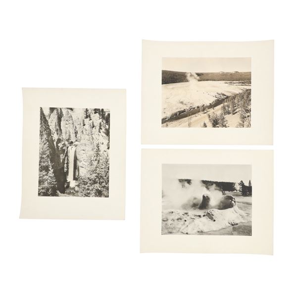 F. J. Haynes Original Yellowstone Photos (3)