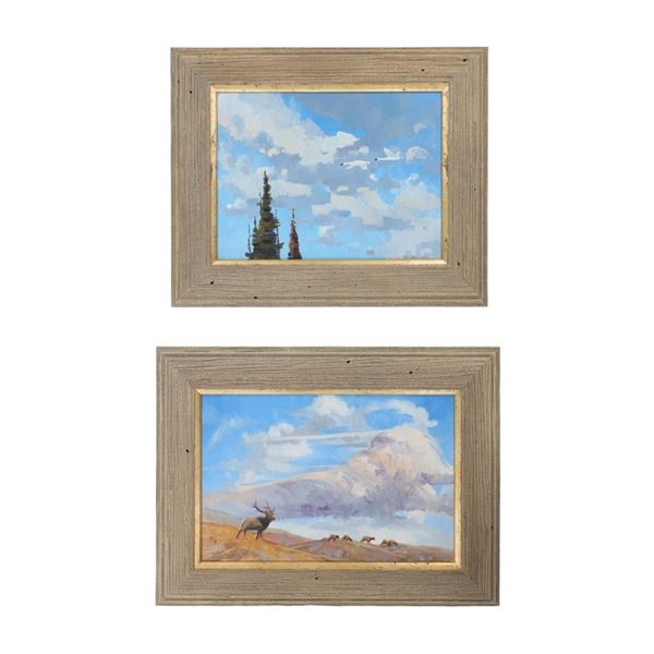 Helen Courtney  On the Wing  &  On the Move  Oils