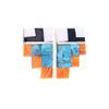 Image 4 : Santo Domingo Pueblo Stepped Inlaid Earrings